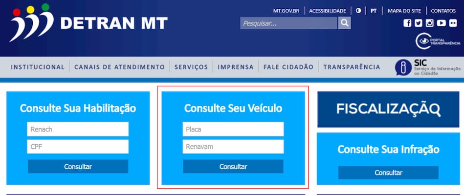 pagina detran mt pagina detran mt