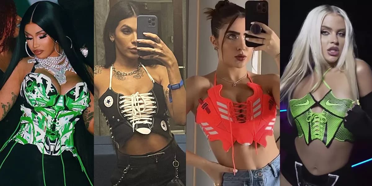 Cropped de Tênis